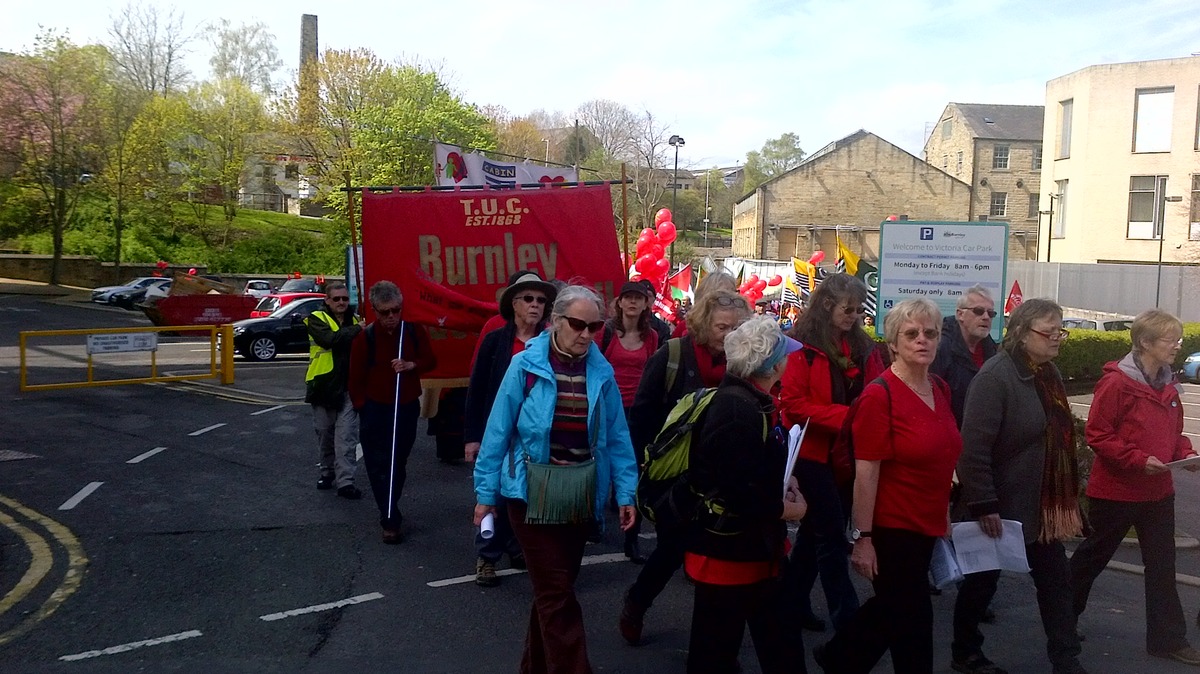 Burnley May Day parade 2015